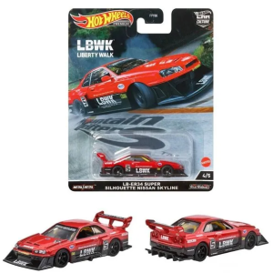 HOT WHEELS LBWK LB-ER34 SUPER SILHOUETTE NISSAN SKYLINE MOUNTAIN DRIFTERS PREMIUM 2022 LIBERTY WALK