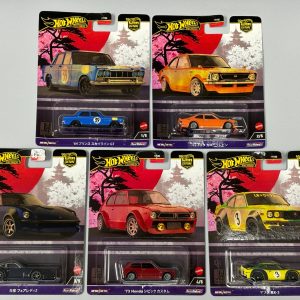 Hot Wheels Car Culture Japan Historics 4 JH4 - 5 Card Complete Set