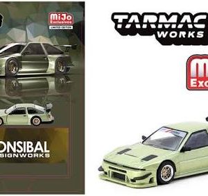 Tarmac Works 1:64 Toyota Sprinter Trueno AE86 Jonsibal Widebody Green
