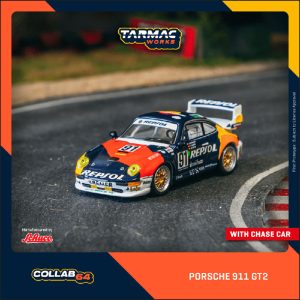 TARMAC X SCHUCO 1/64 PORSCHE 911 GT2 LE MANS 1995 #91