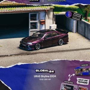 Tarmac Works Uras Skyline ER34 (Paper Box)