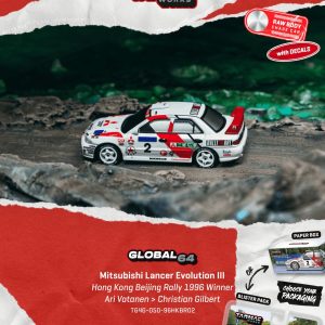 Tarmac Works Mitsubishi Lancer Evolution III (Paper Box)
