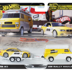 Hot Wheels Premium Team Transport Legend Tour BMW M3 x HW Rally Hauler