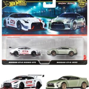 Hot Wheels Premium Twinpack Nissan GT-R Nismo GT3 x Nissan GT-R (R35)