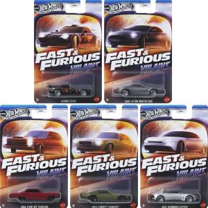 Hot Wheels Silver Series Fast and Furious Villains ( 1 case or 10 pcs )